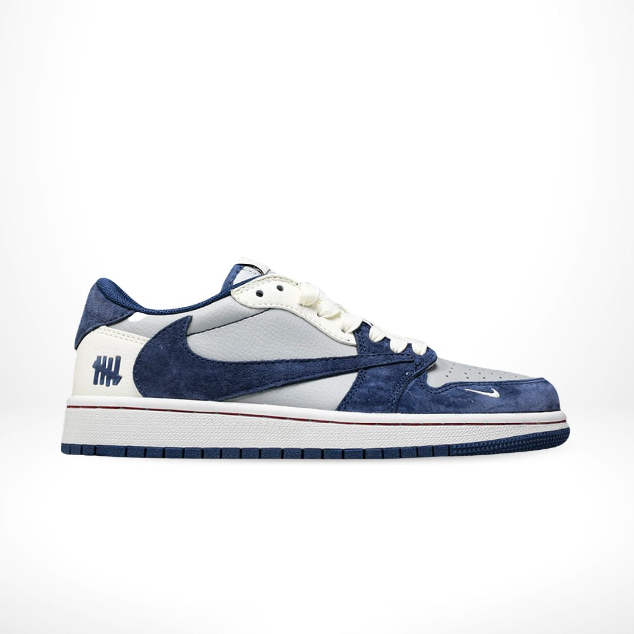 Air Jordan 1 Low x Travis Scott x Undefeated Navy Grey
