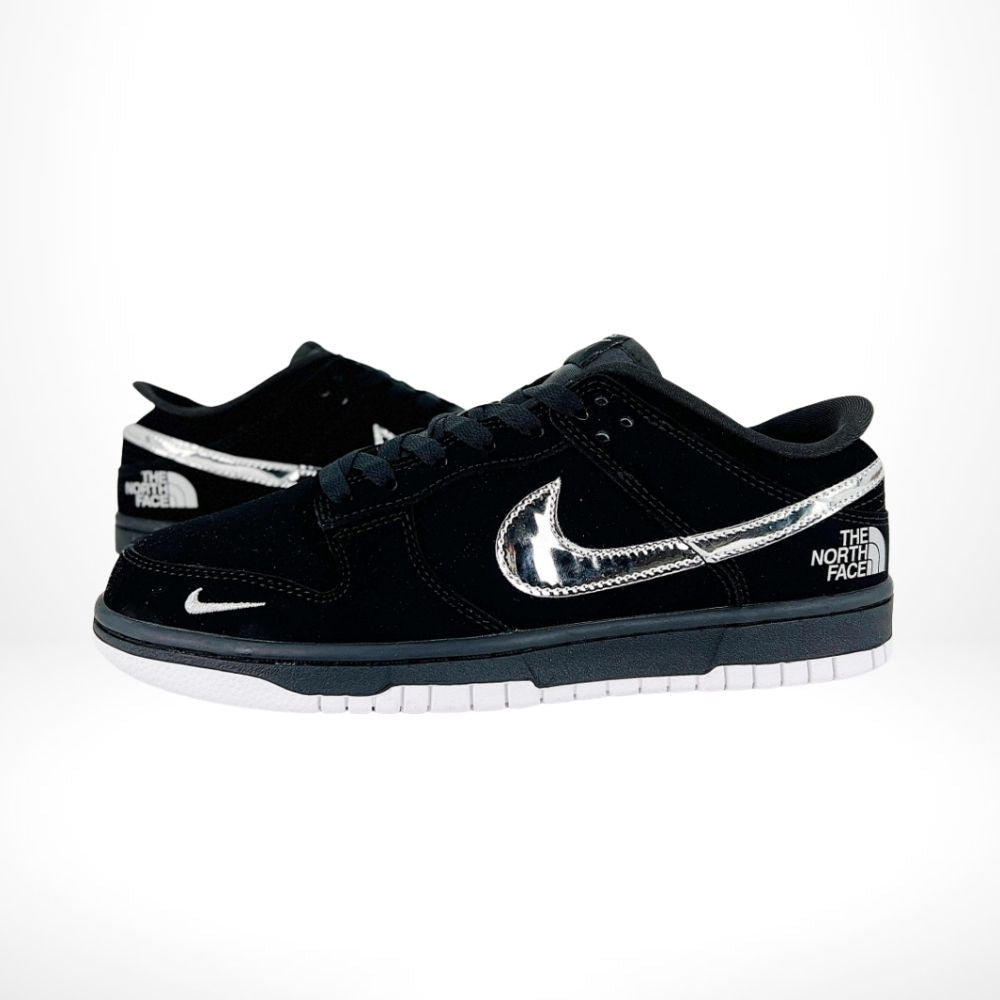 Nike SB Dunk Low X The North Face Black Chrome Silver