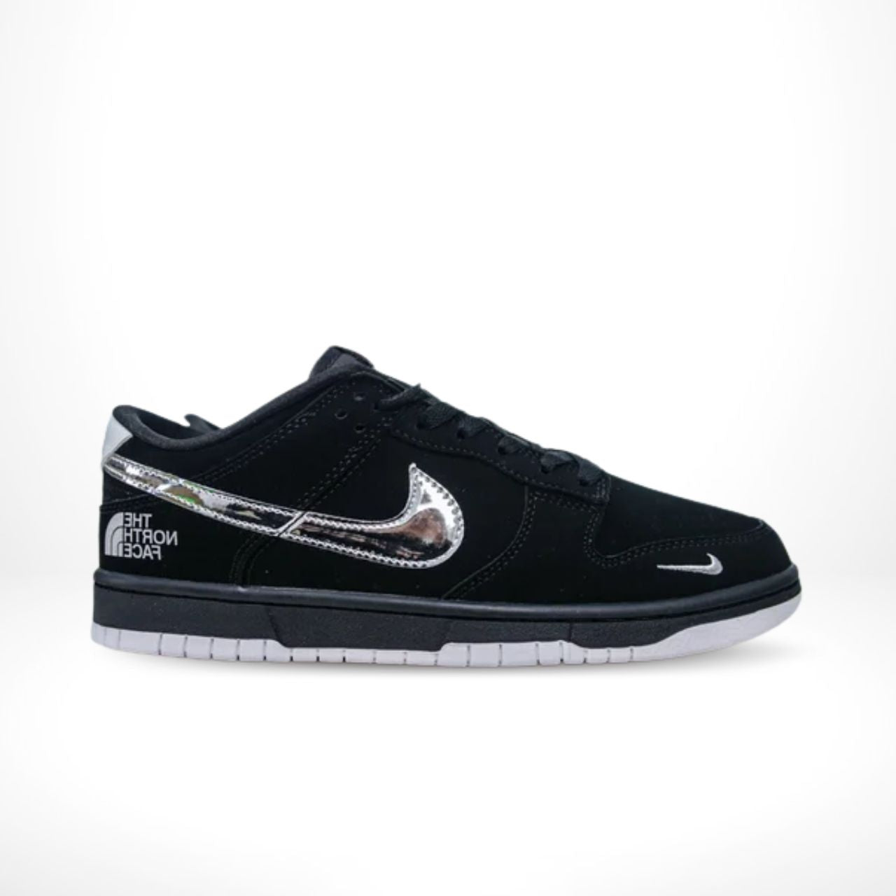 Nike SB Dunk Low X The North Face Black Chrome Silver