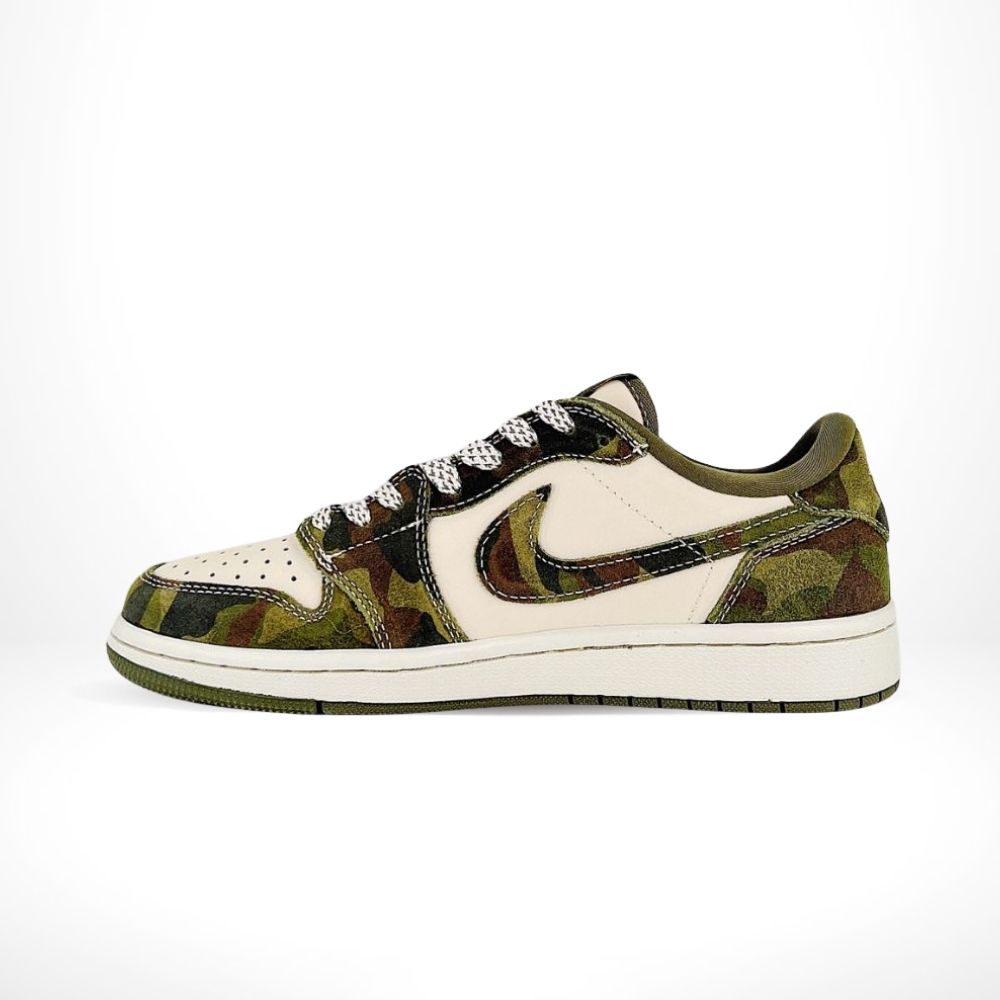 Nike SB Dunk Low Bape Ts Joint Camouflage Army Green Beige